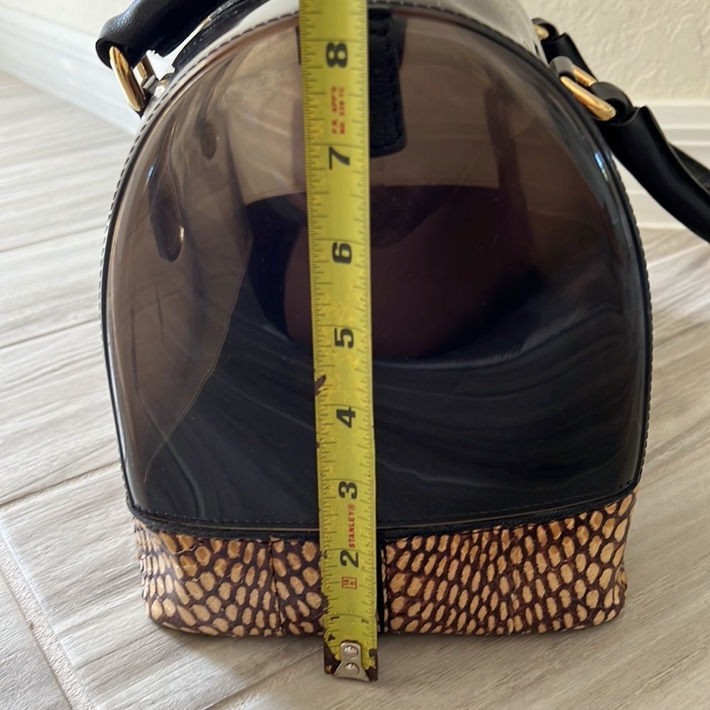 Furla leopard print leather bottom candy jelly bag - Picture 10 of 10